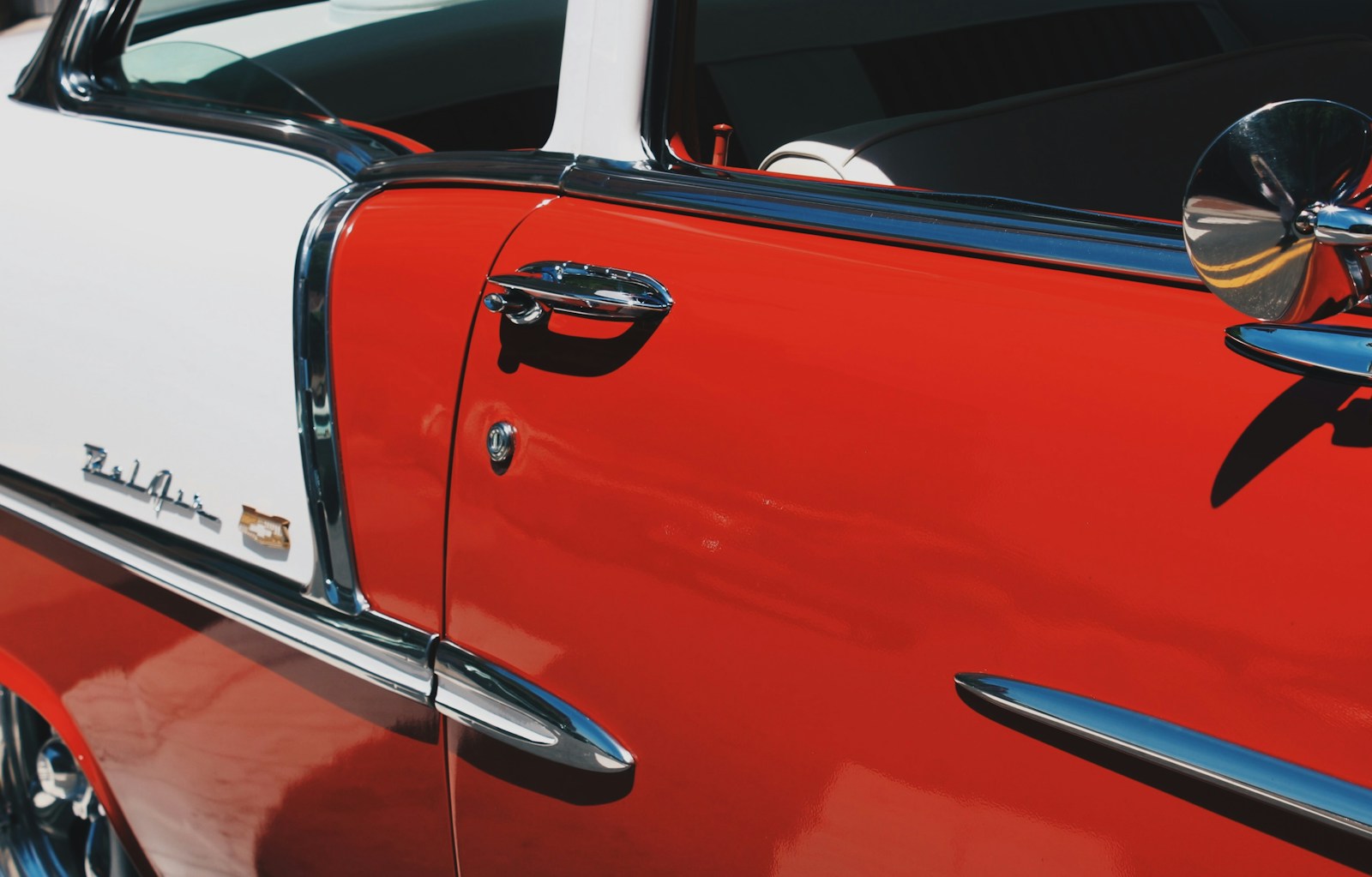 Photo by Alina Grubnyak red and white vehicle
